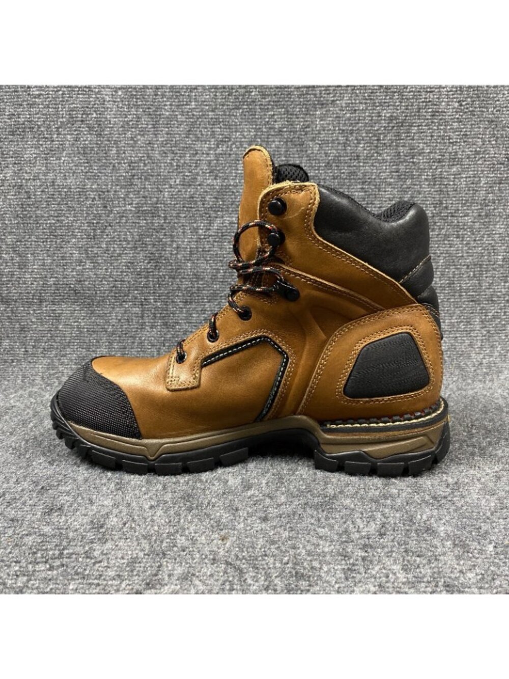 Red Wing Boots Mens 9D Sample Not For Resale Brown Nubuck 6" Waterproof Vibram - Picture 5 of 16